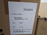 5x accu schroefmachine - 171, brushless, blauw - afbeelding 2 van  10