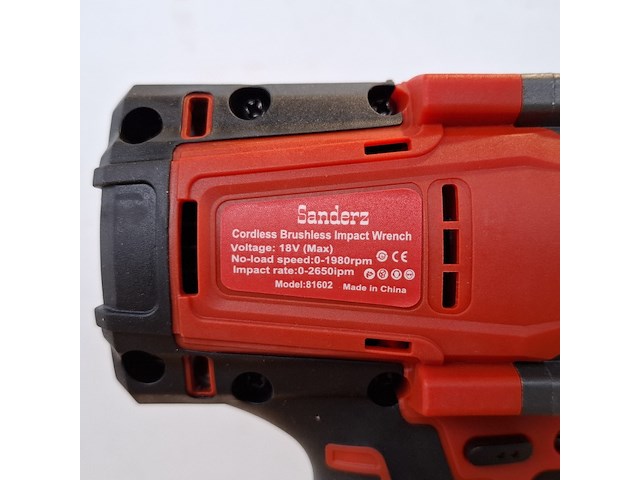 5x accu slagmoersleutel 700nm, rood - afbeelding 7 van  9