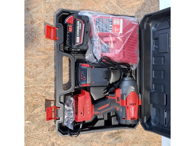 5x accu slagmoersleutel, brushless, blauw - afbeelding 4 van  13