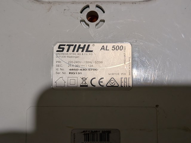 5x acculader, stihl, al 500, incl. 1x accu, stihl ap 300 s - afbeelding 5 van  6