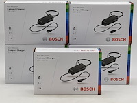 5x acculader t.b.v fietsaccu, bosch, compact charger 100-240v - afbeelding 1 van  5