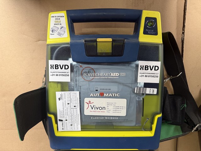 5x aed, cardiac science / aivia, powerheart aed g3 - afbeelding 11 van  12