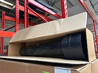 5x aerfoam leidingsysteem dakdoorvoer 166 150/160 mm 1378 mm zwart, ubbink - afbeelding 1 van  4