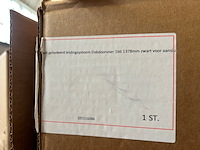 5x aerfoam leidingsysteem dakdoorvoer 166 150/160 mm 1378 mm zwart, ubbink - afbeelding 3 van  4