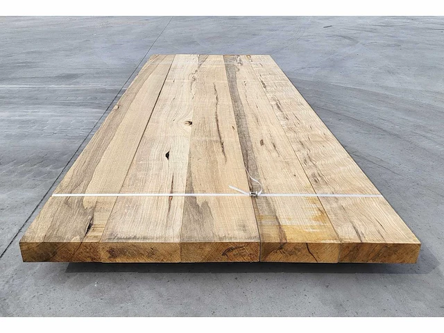 5x afrikaans eiken 60 x 205 mm, lengte 275 cm - afbeelding 1 van  4