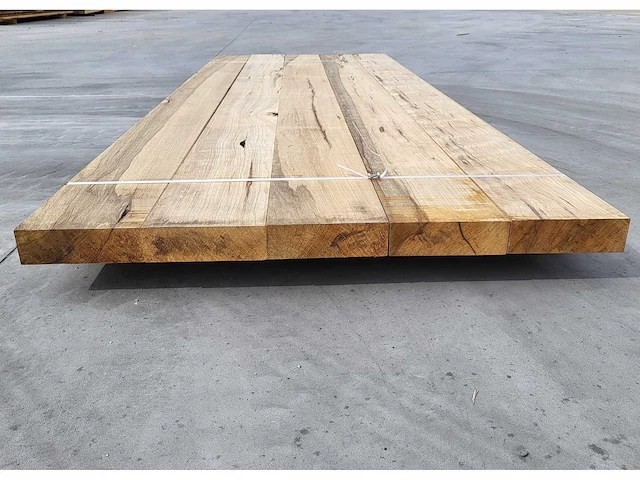 5x afrikaans eiken 60 x 205 mm, lengte 275 cm - afbeelding 3 van  4