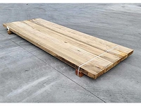 5x afrikaans eiken 60 x 205 mm, lengte 275 cm - afbeelding 2 van  4