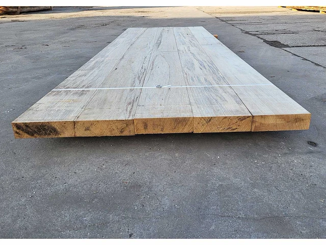 5x afrikaans eiken 60 x 205 mm, lengte 305 cm - afbeelding 3 van  4