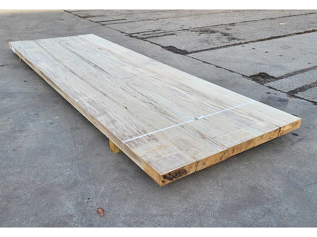 5x afrikaans eiken 60 x 205 mm, lengte 305 cm - afbeelding 2 van  4