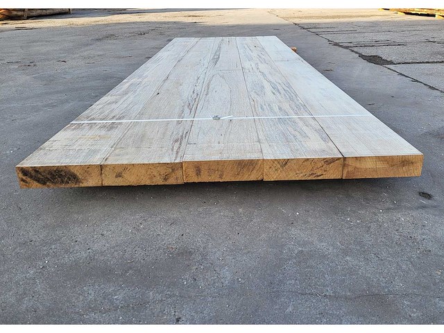 5x afrikaans eiken 60 x 205 mm, lengte 305 cm - afbeelding 3 van  4