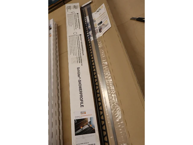 5x afschotprofiel schlüter, showerprofile-s sps 100, rvs - afbeelding 4 van  9