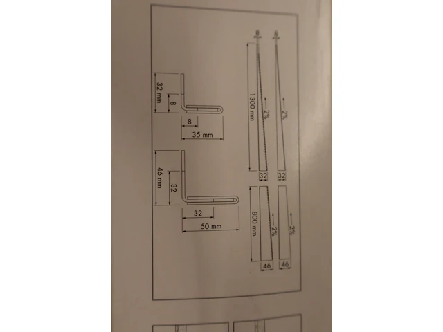 5x afschotprofiel schlüter, showerprofile-s sps 100, rvs - afbeelding 5 van  9