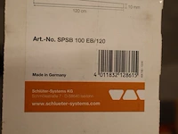 5x afschotprofiel schlüter, showerprofile-s sps 100, rvs - afbeelding 9 van  9