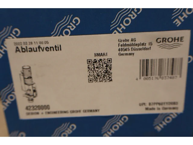 5x afvoerventiel grohe, 42253, wit - afbeelding 8 van  8