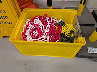 5x afzetpaal met ketting en 8x pion - afbeelding 3 van  5