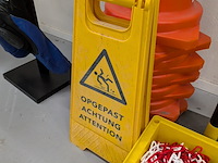 5x afzetpaal met ketting en 8x pion - afbeelding 4 van  5