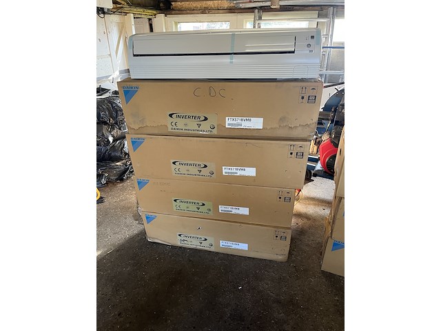 5x airco binnen unit, daikin, wit - afbeelding 2 van  6