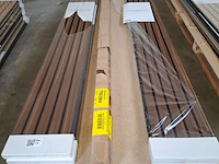 5x akoestisch paneel durawall, walnut 70