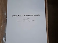5x akoestisch paneel durawall, walnut 70 - afbeelding 3 van  4