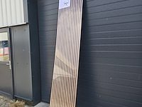 5x akoestische wandpanelen uni, 22 mm extra geïsoleerd, walnoot - afbeelding 6 van  10