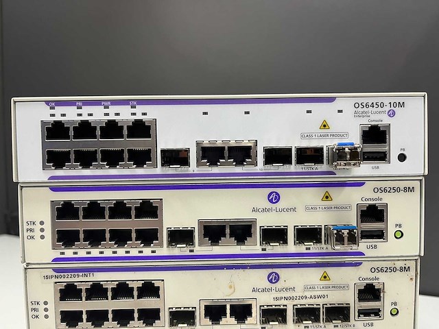 5x alcatel lucent - diverse ethernet switch - afbeelding 3 van  5