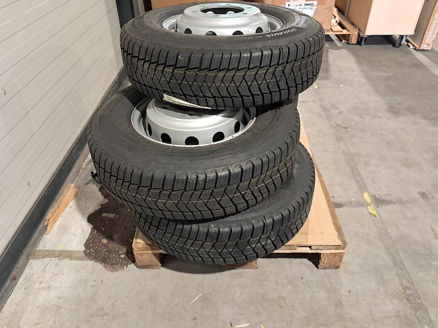 5x all season banden met velg, bridgestone, duravis all season 225/75 r16 c - afbeelding 2 van  10