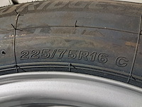 5x all season banden met velg, bridgestone, duravis all season 225/75 r16 c - afbeelding 6 van  10