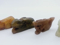 5x antieke chinese jade - ca. qing-dynasty - afbeelding 4 van  10