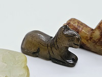 5x antieke chinese jade - ca. qing-dynasty - afbeelding 4 van  6