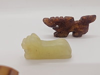 5x antieke chinese jade - ca. qing-dynasty - afbeelding 5 van  6