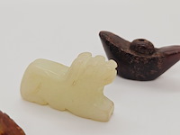 5x antieke chinese jade - ca. qing-dynasty - afbeelding 5 van  6