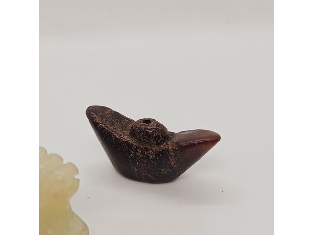 5x antieke chinese jade - ca. qing-dynasty - afbeelding 6 van  6