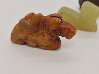 5x antieke chinese jade - ca. qing-dynasty - afbeelding 2 van  6