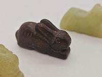 5x antieke chinese jade - ca. qing-dynasty - afbeelding 4 van  6