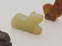 5x antieke chinese jade - ca. qing-dynasty - afbeelding 5 van  6