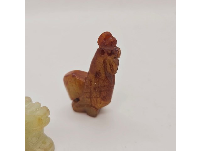 5x antieke chinese jade - ca. qing-dynasty - afbeelding 6 van  6