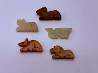 5x antieke chinese jade - ca. qing-dynasty - afbeelding 1 van  6