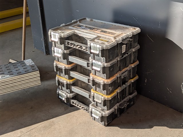 5x assortimentskoffer met inhoud stanley - afbeelding 1 van  15