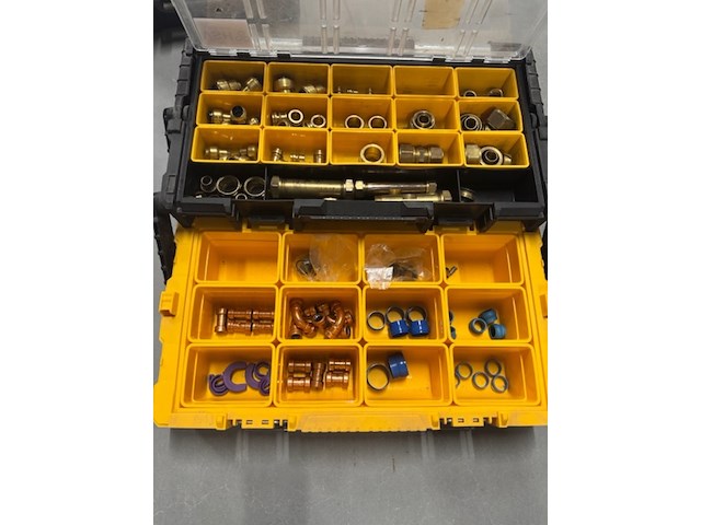5x assortimentskoffer met installatiemateriaal - afbeelding 6 van  9
