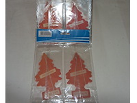 5x auto lucht verfrisser orange (2 per verpakking) - afbeelding 2 van  3