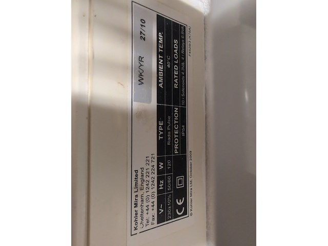 5x automatische douche met regelunit en anti-legionellasysteem, kohler mira, pulse rada - afbeelding 9 van  11
