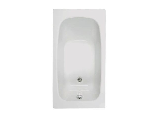 5x bad plaatsbesparend, allibert, flavis plaatsbesparend, wit - afbeelding 1 van  7