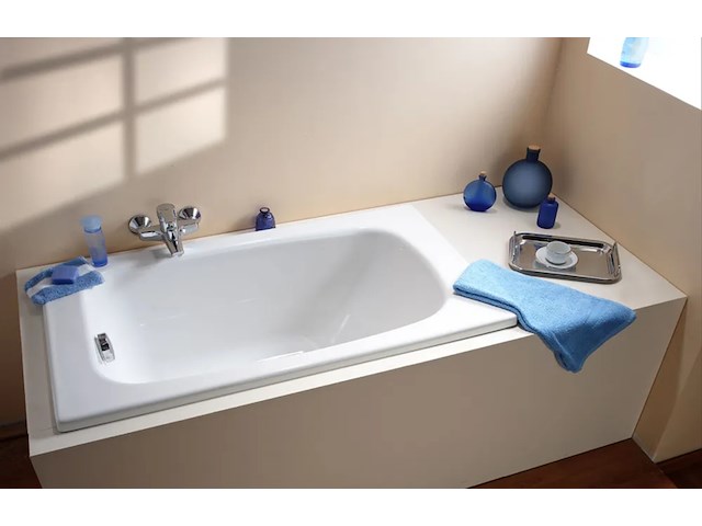 5x bad plaatsbesparend, allibert, flavis plaatsbesparend, wit - afbeelding 2 van  7