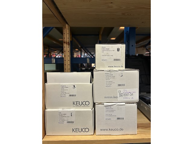 5x badkamer/sanitair accessoires en toebehoren keuco - afbeelding 1 van  5
