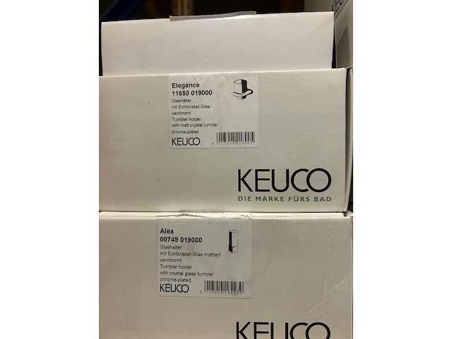 5x badkamer/sanitair accessoires en toebehoren keuco - afbeelding 4 van  5