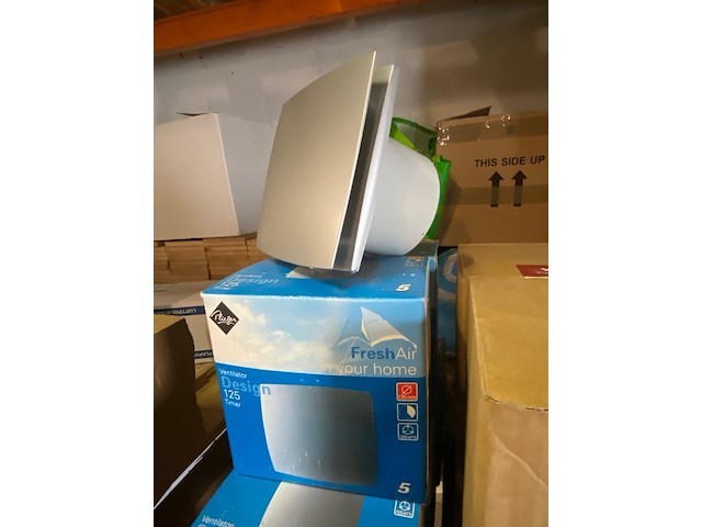 5x badkamerventilator ø125mm plieger - afbeelding 2 van  6