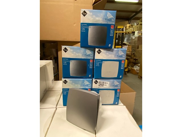 5x badkamerventilator ø125mm plieger - afbeelding 1 van  5