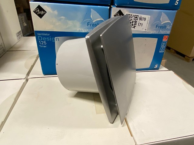 5x badkamerventilator ø125mm plieger - afbeelding 2 van  5