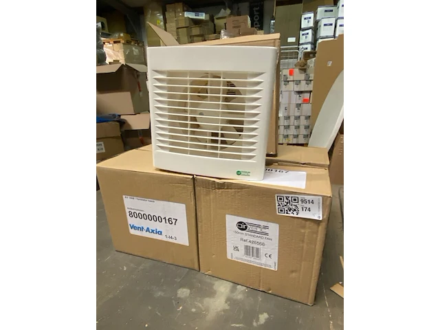 5x badkamerventilator ø150mm, airvent - afbeelding 1 van  5