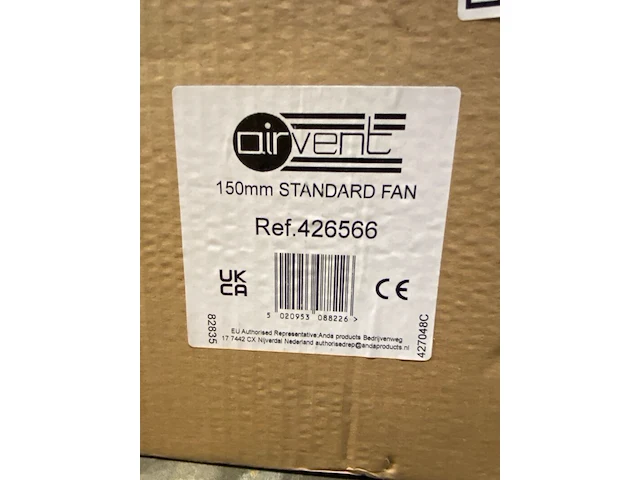 5x badkamerventilator ø150mm, airvent - afbeelding 4 van  5